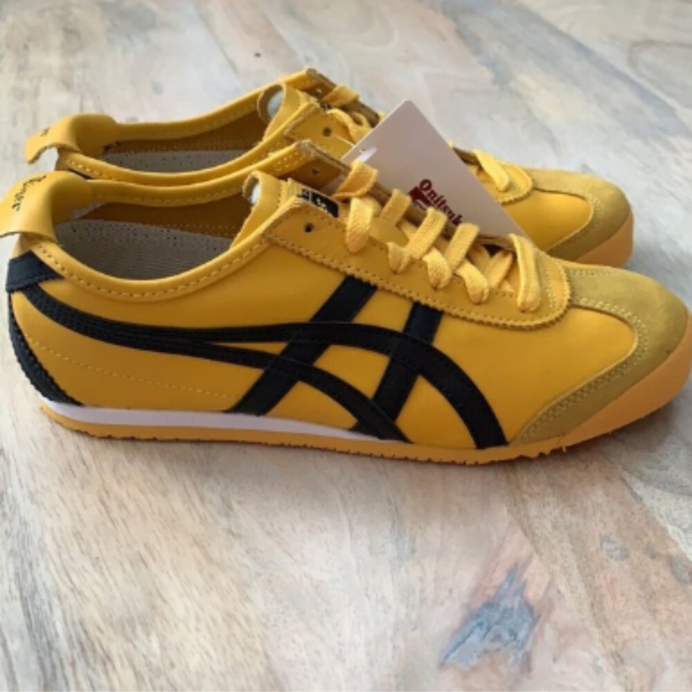 Onitsuka Tiger Yellow and Black Men's and women's sneakers unisex